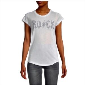 Zadig & Voltaire White 'Rock' Graphic Tee